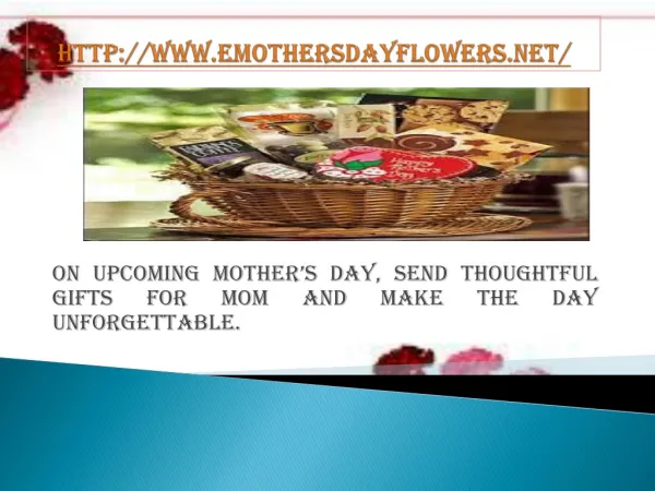 Online Mothers Day Gifts for your Loving Mom