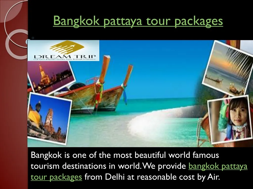 bangkok pattaya tour packages