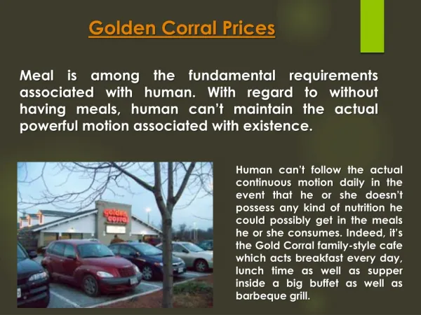 Golden Corral Breakfast Price