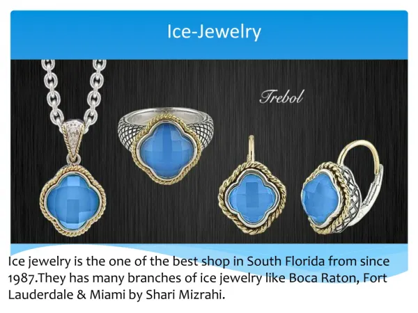 Know More About Jewelry Stuffs-Ice jewelry