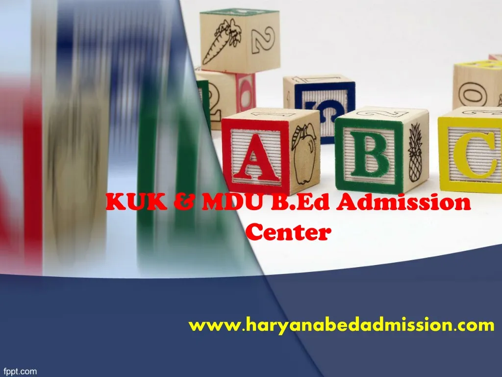 kuk mdu b ed admission center