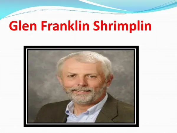 Glen Franklin Shrimplin