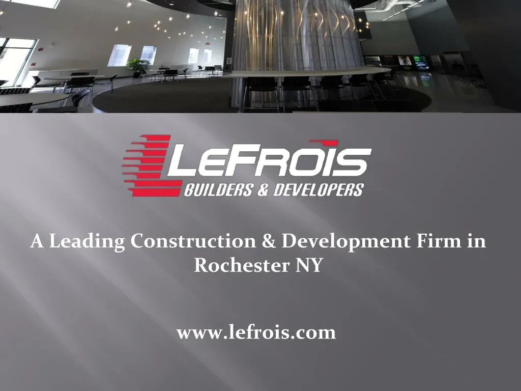 a leading construction development firm