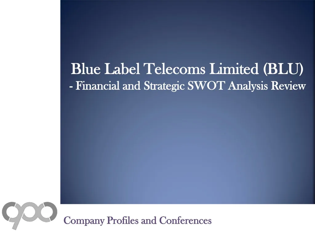 blue label telecoms limited blu financial