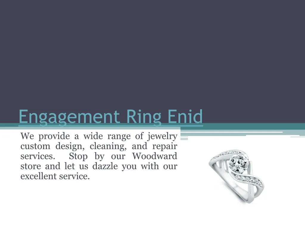 engagement ring enid