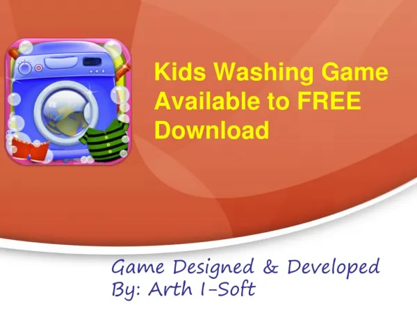 kids washing game available to free download