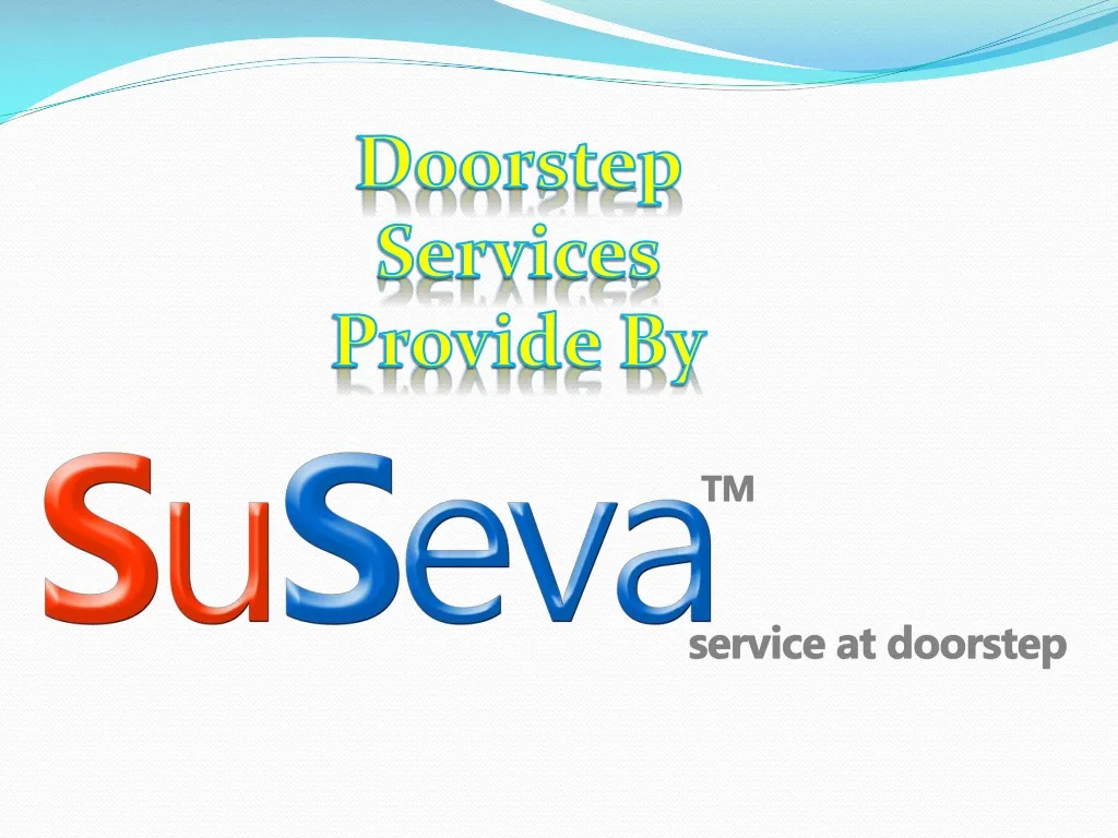 doorstep services provide by