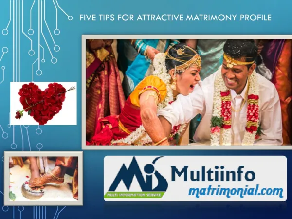 Five Tips for create attractive Tamil matrimony profile
