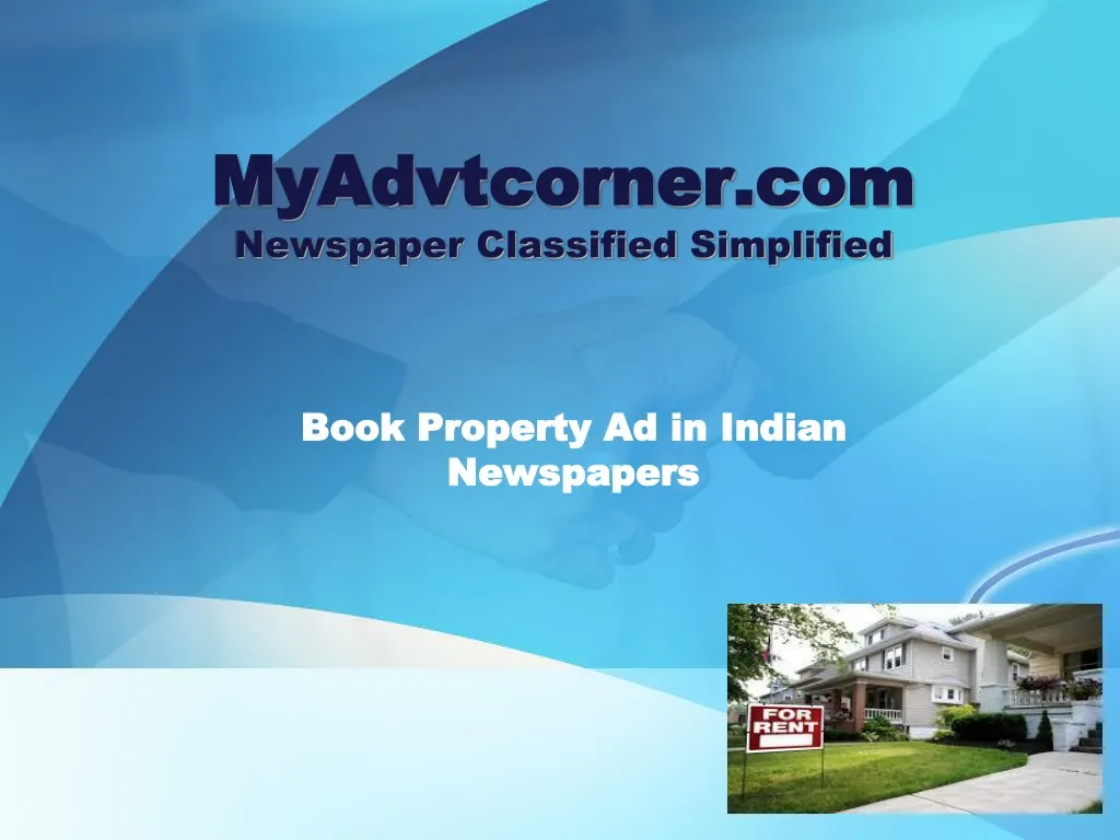 myadvtcorner com newspaper classified simplified