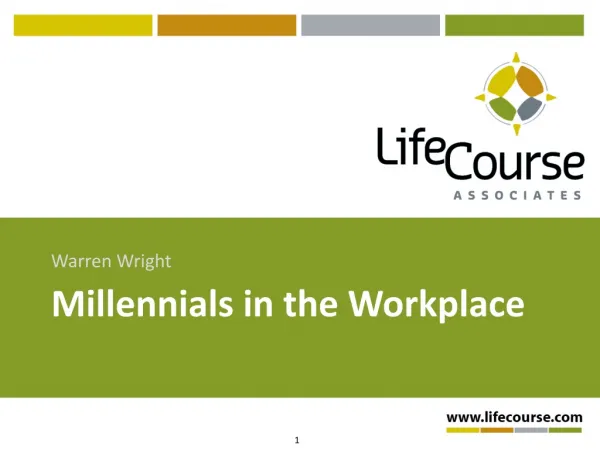 WBN Conference Presentation: Millennials in the Workplace