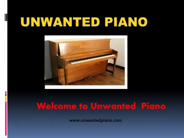 Antique Piano For Sale