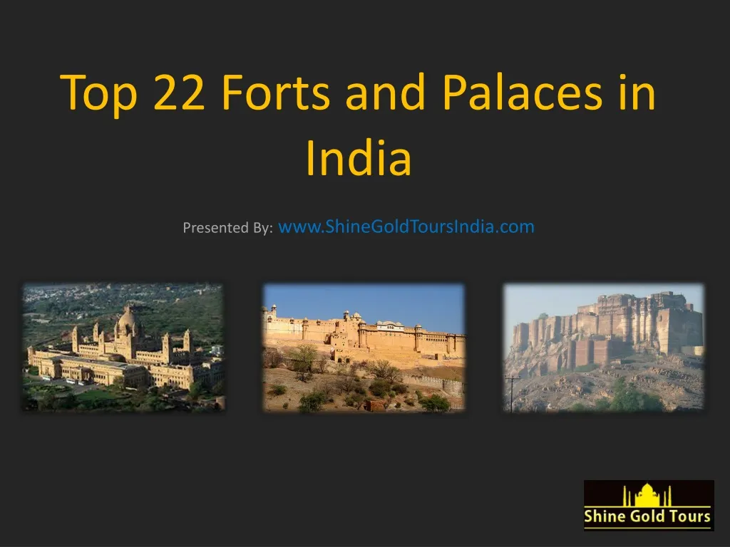 top 22 forts and palaces in india presented