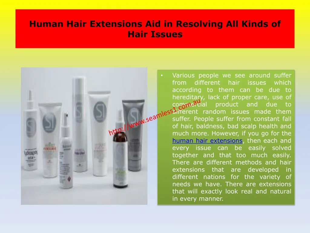 human hair extensions aid in resolving all kinds of hair issues