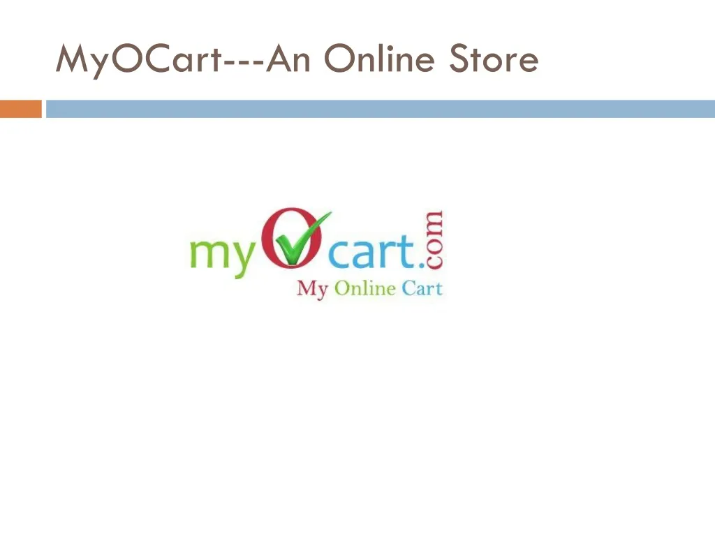 myocart an online store