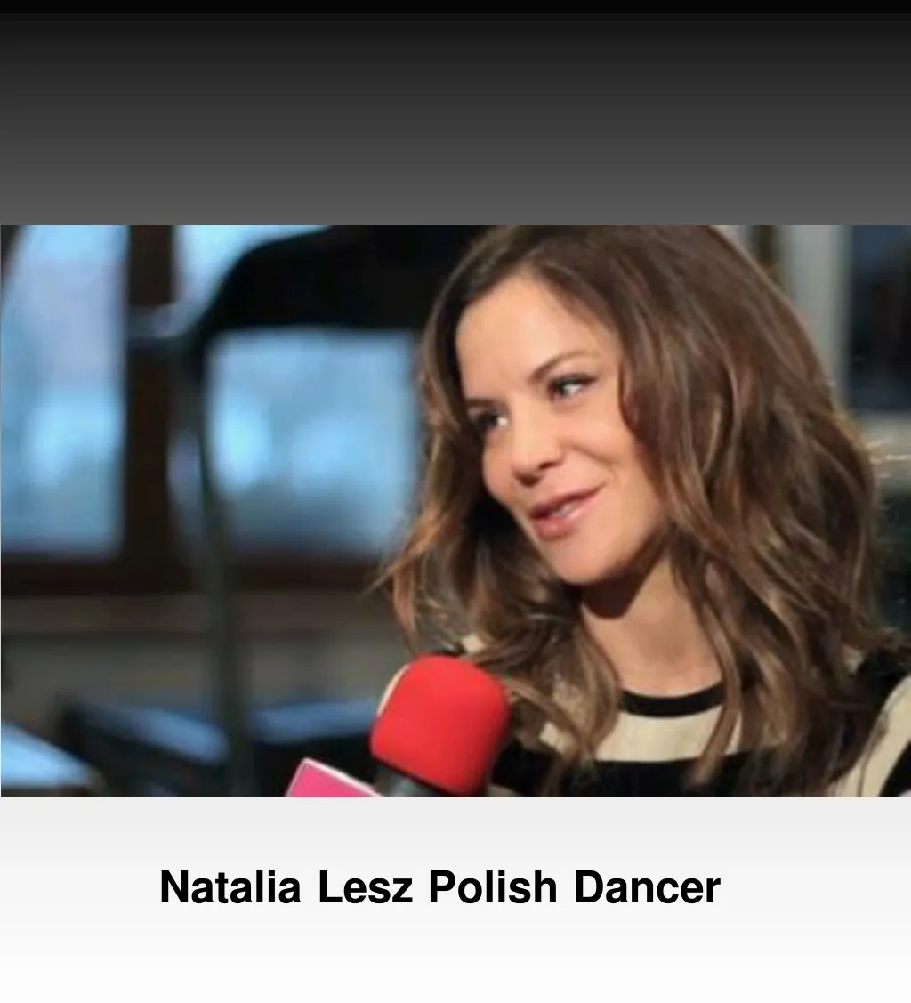 natalia lesz polish dancer