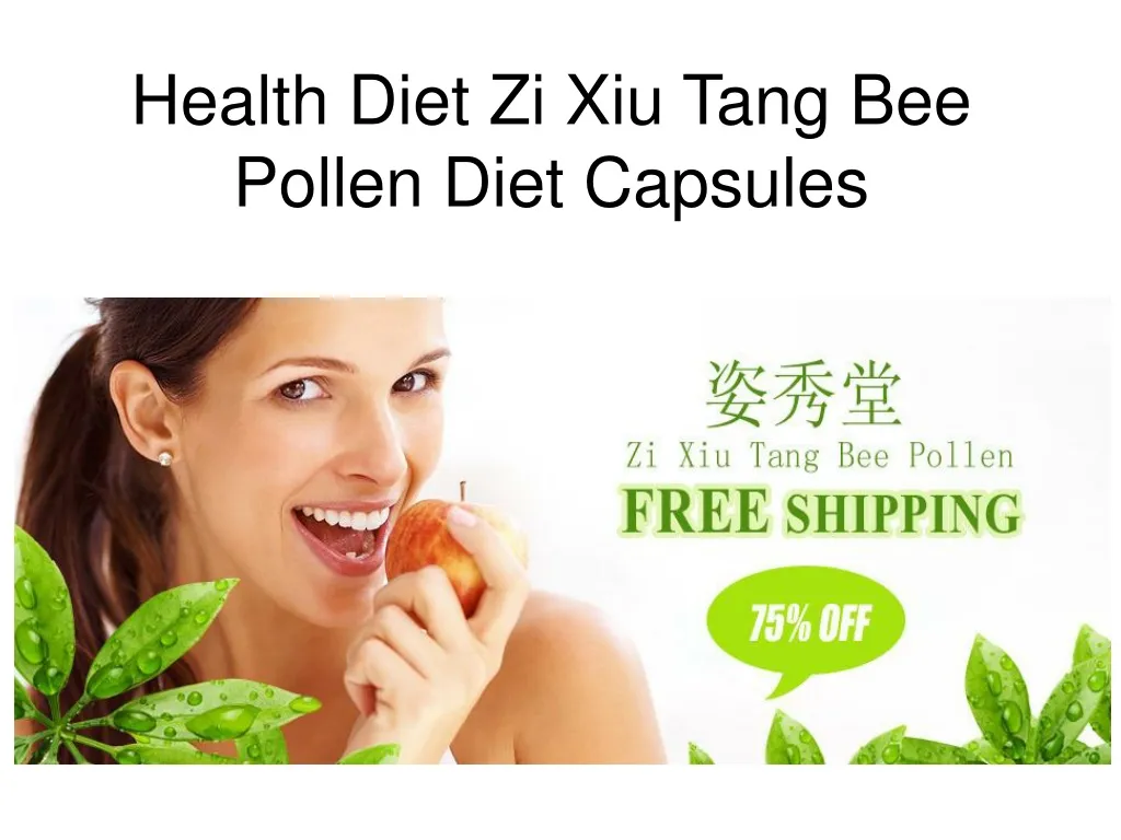 health diet zi xiu tang bee pollen diet capsules