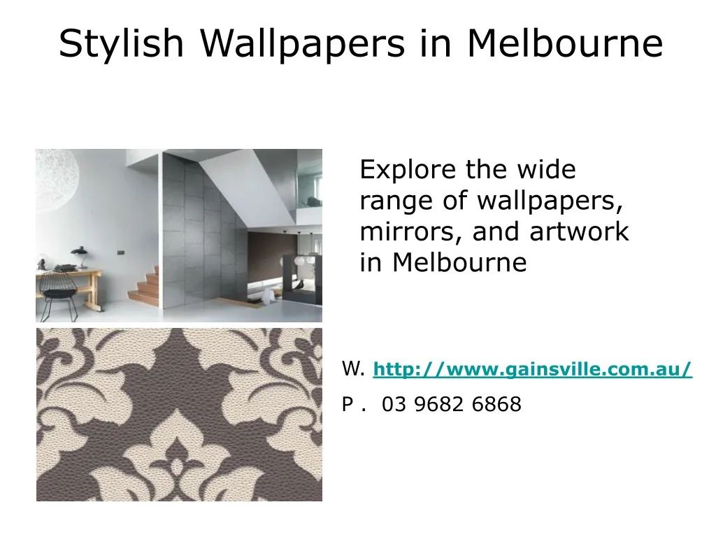 stylish wallpapers in melbourne