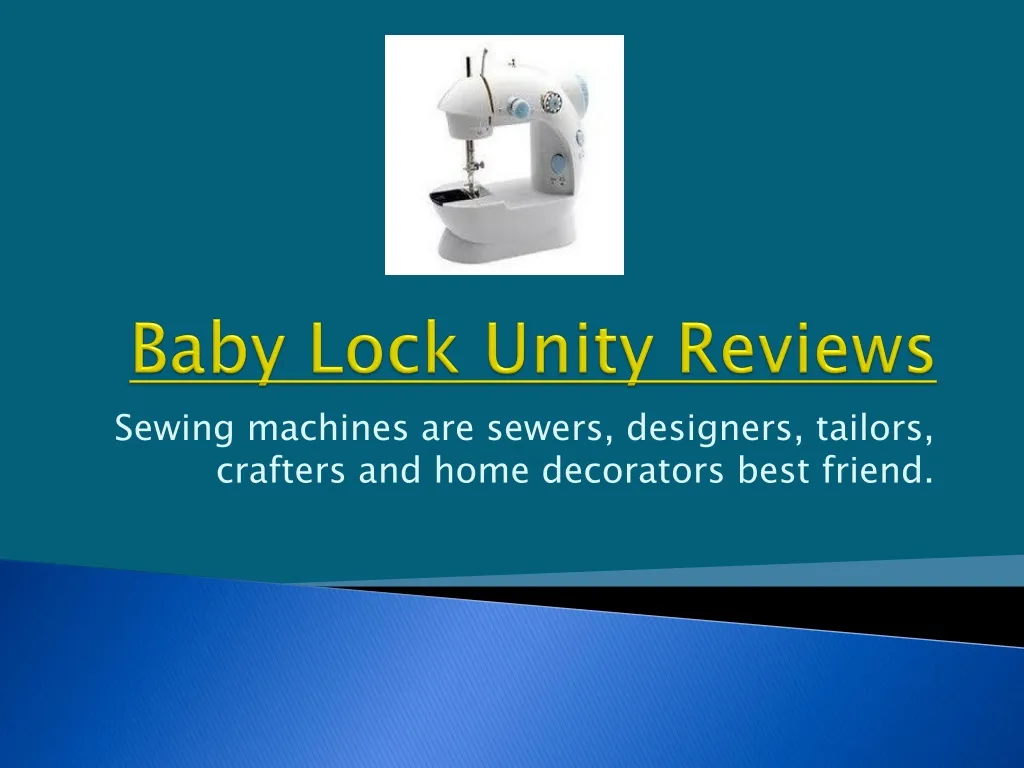 baby lock unity reviews