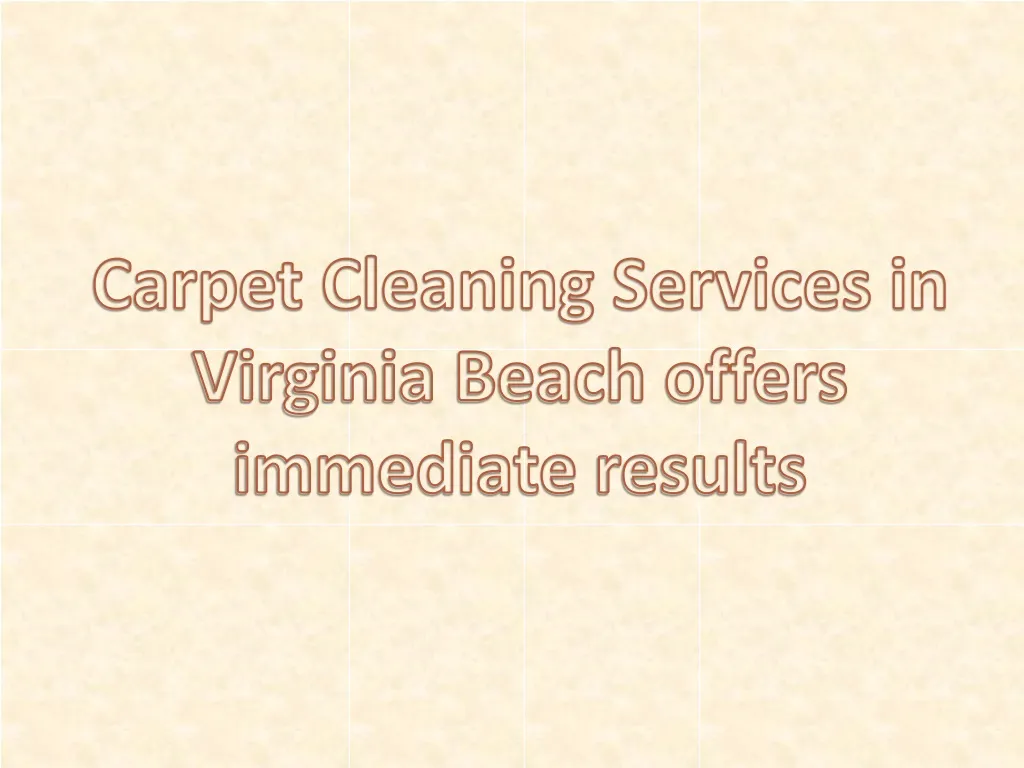 carpet cleaning services in virginia beach offers