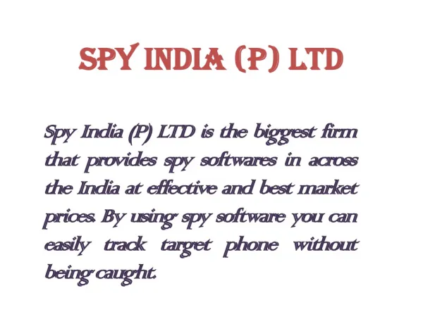 Spy Mobile Phone Software For Android