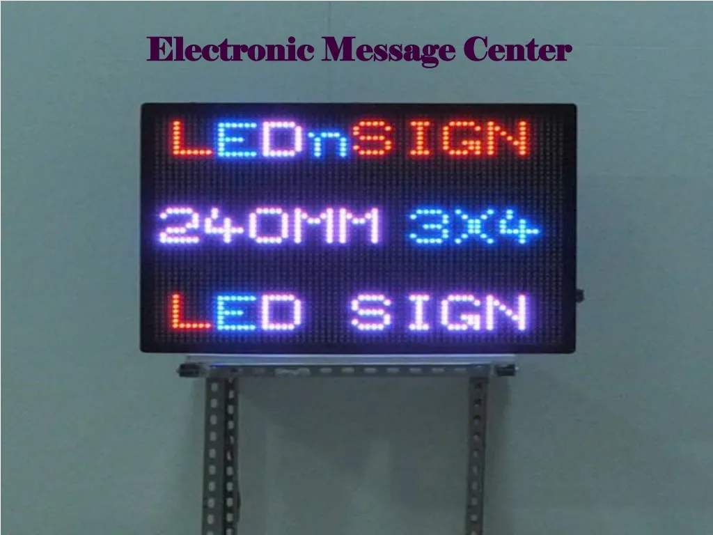 electronic message center