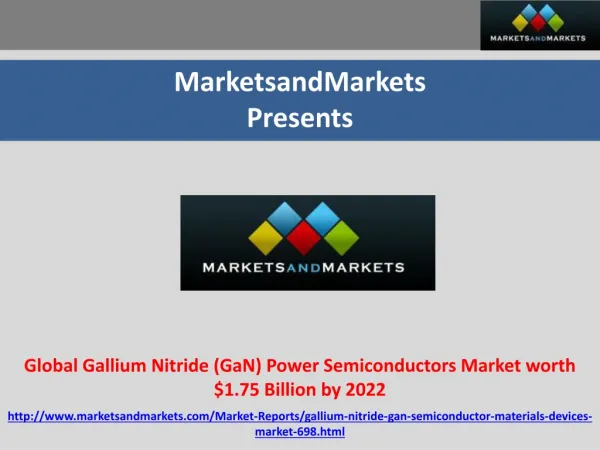 Global Gallium Nitride (GaN) Power Semiconductors Market wor