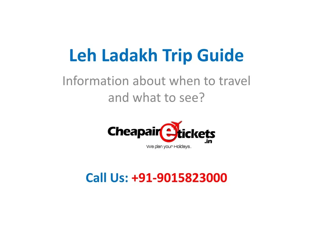 leh ladakh trip guide