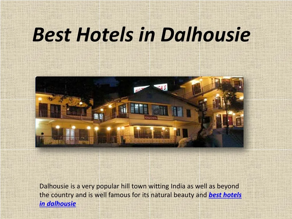 best hotels in dalhousie