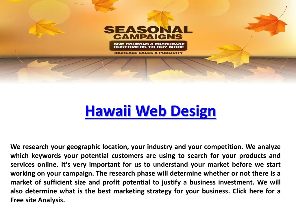 hawaii web design