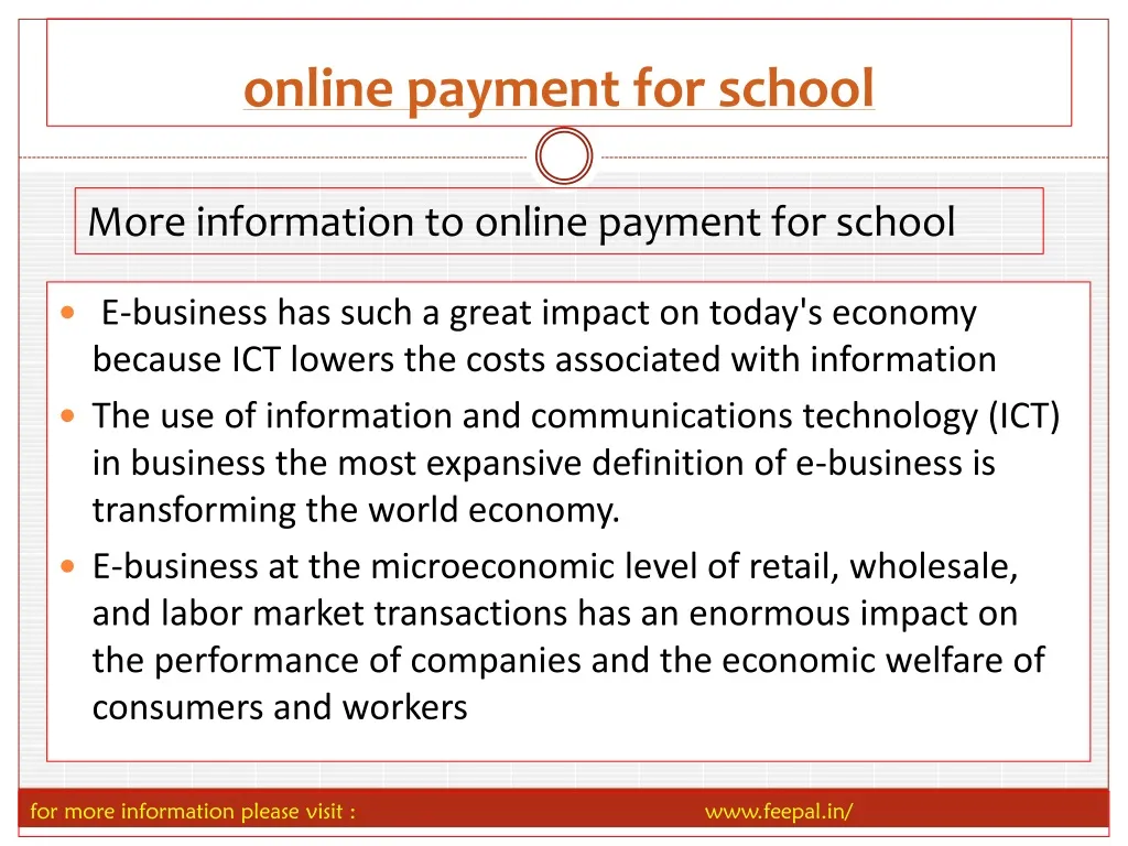 online payment for school
