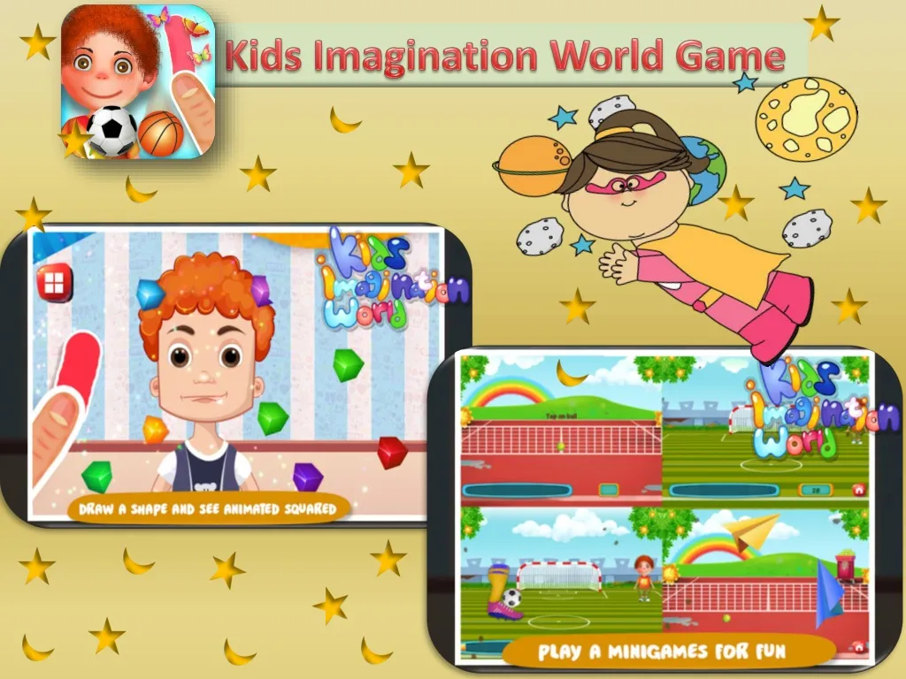 kids imagination world game