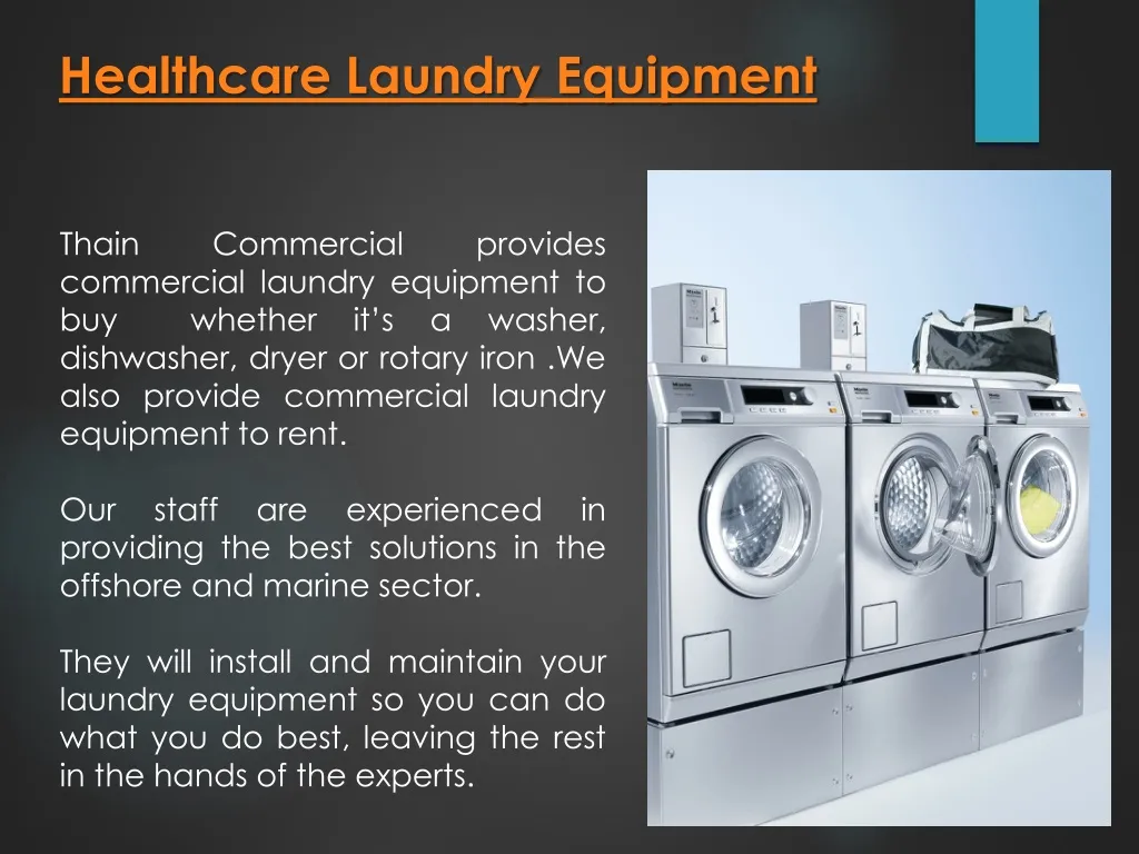 healthcare laundry equipment