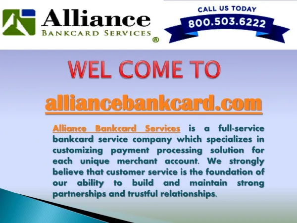 Alliance Bankcard Services