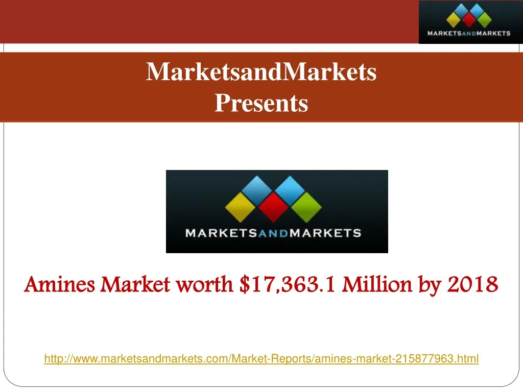 marketsandmarkets presents