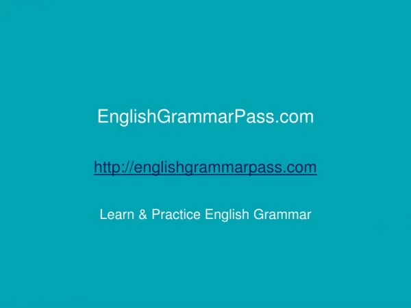 Grammar test 1 out of 8: Incorrect Omissions – Omission of P