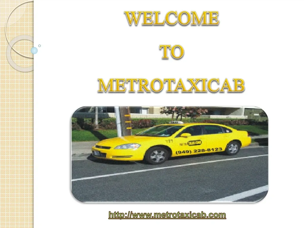 welcome to metrotaxicab
