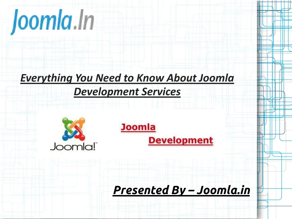 everything you need to know about joomla