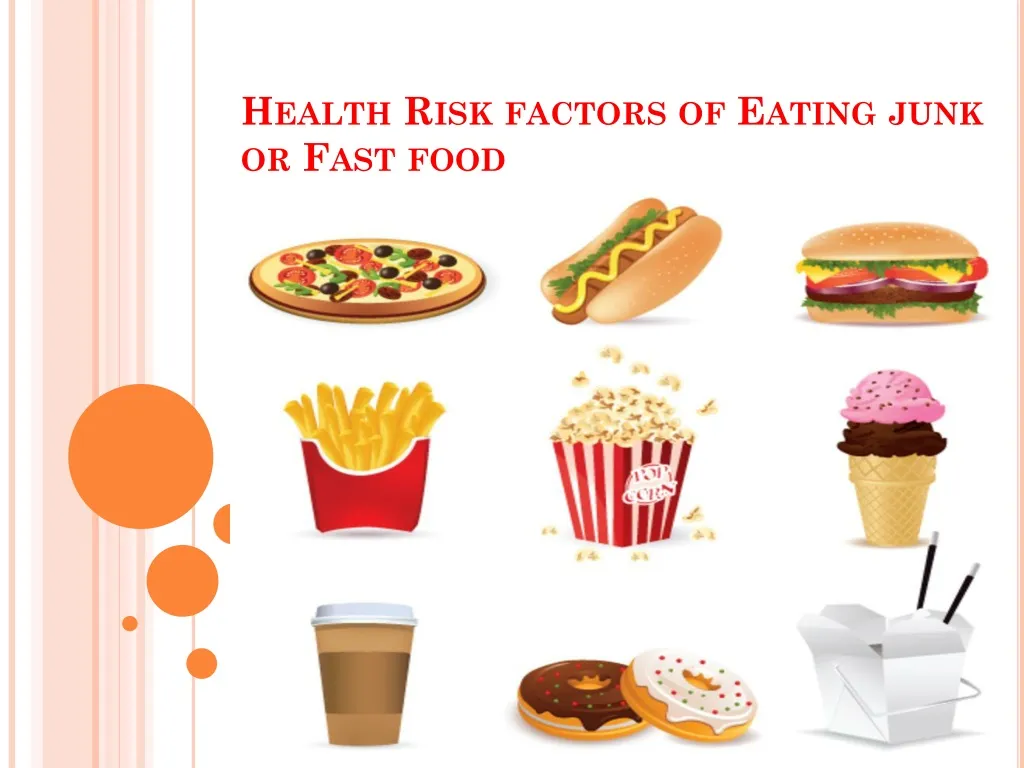 health risk factors of eating junk or fast food
