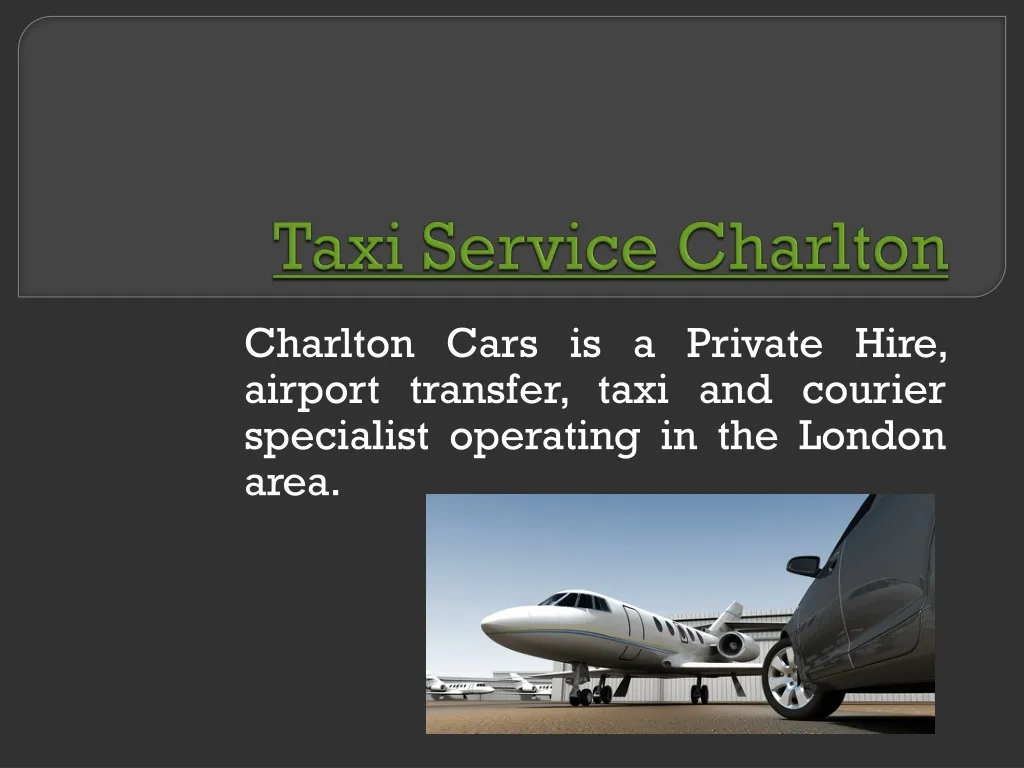 taxi service charlton