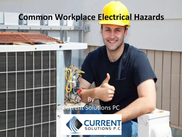 Common Workplace Electrical Hazards