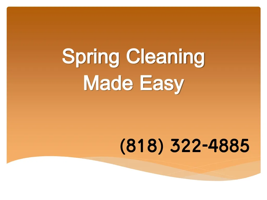 spring cleaning made easy