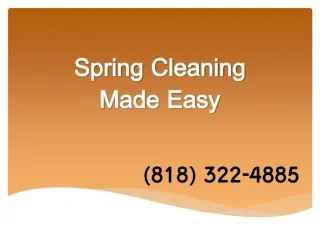 Spring Cleaning Made Easy - slide 1