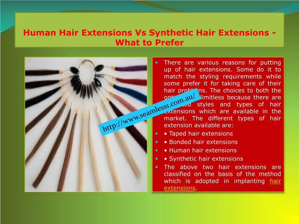 human hair extensions vs synthetic hair extensions what to prefer