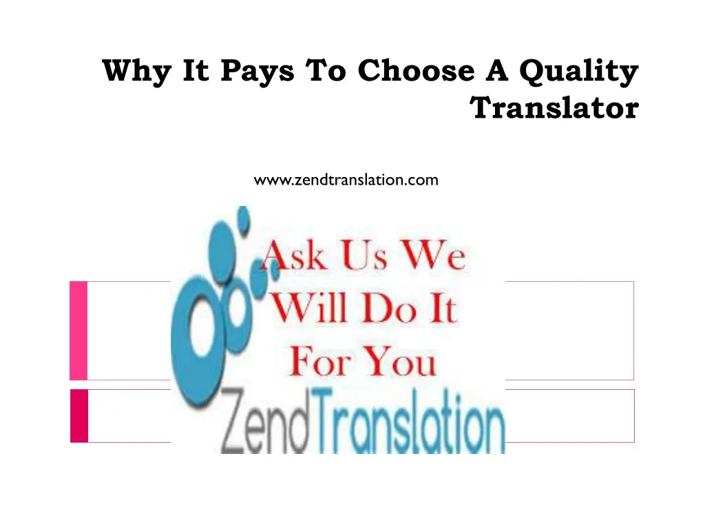 why it pays to choose a quality translator