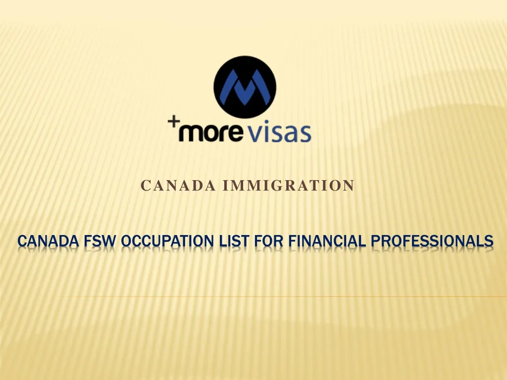 canada fsw occupation list for financial professionals