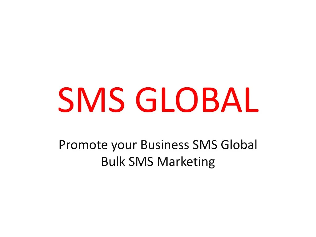 sms global