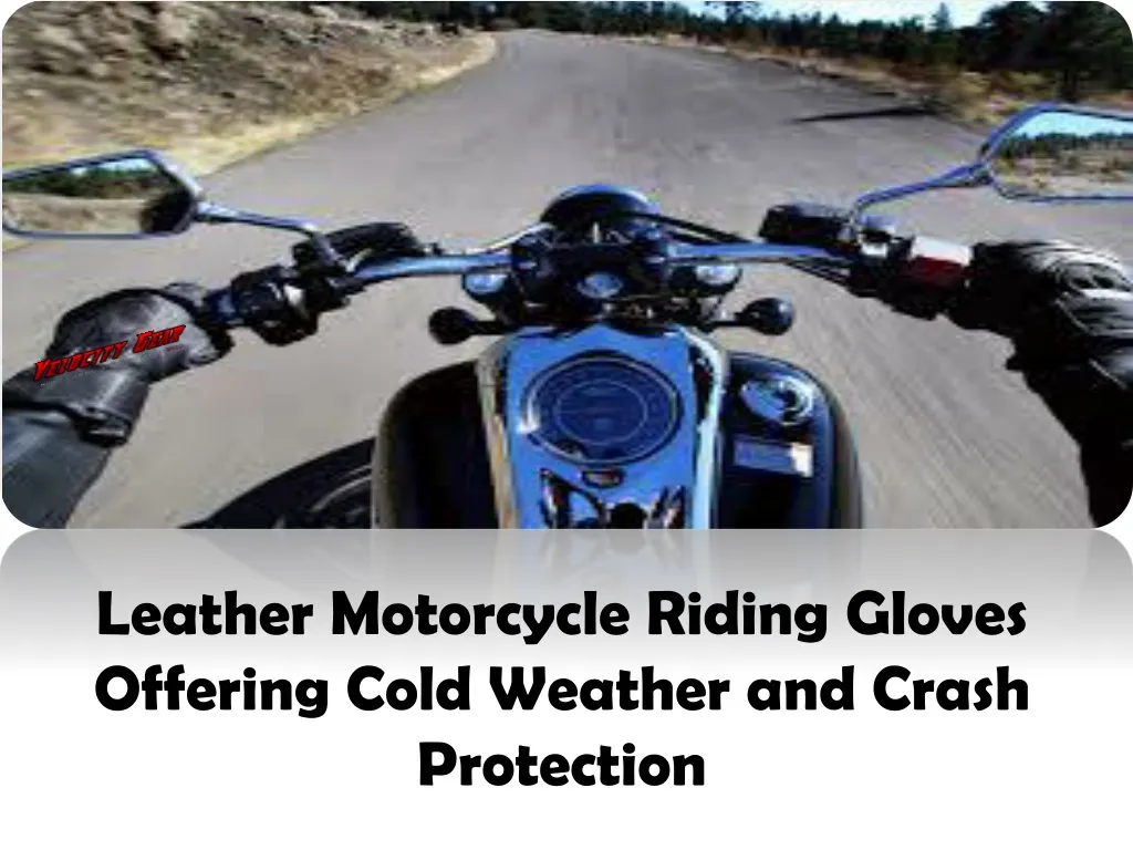leather motorcycle riding gloves offering cold