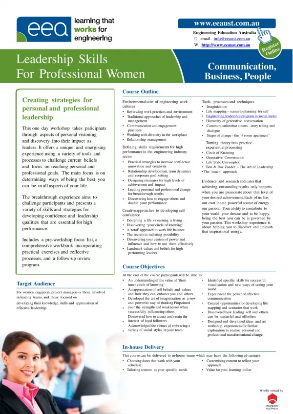 Leadership Skills For Professional Women