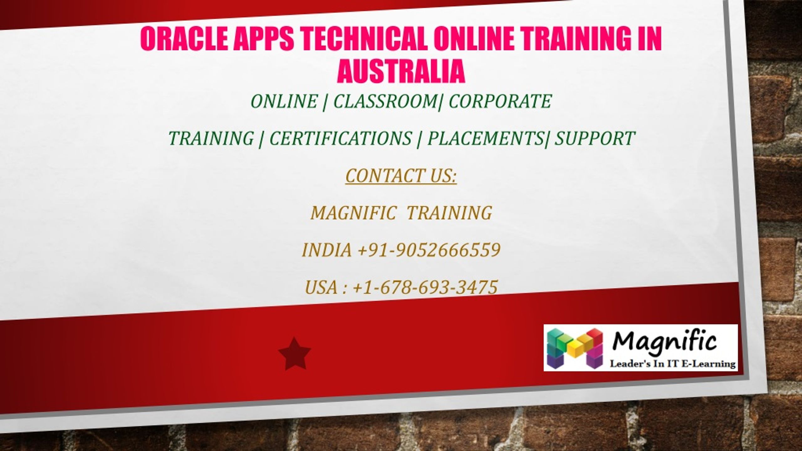 PPT - Oracle apps technical online training in Australia PowerPoint ...