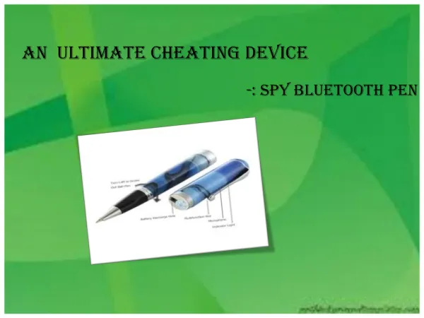 Spy Ultimate Cheating Pen
